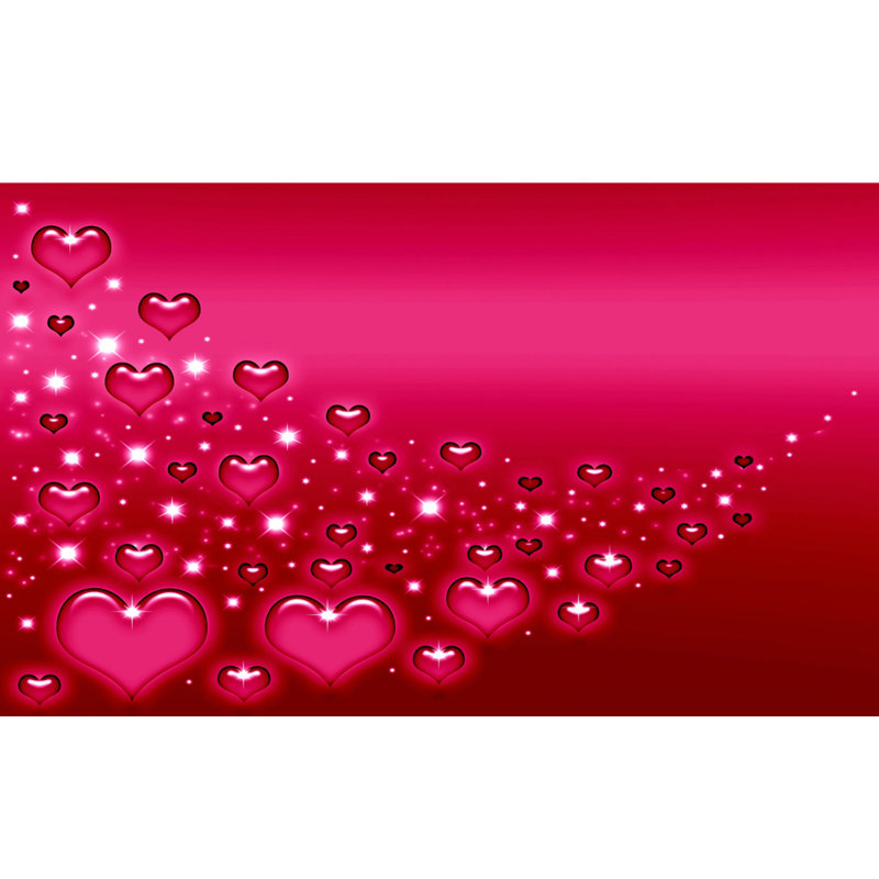 « saint valentin », impression sur toile tendue