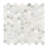 MSI Arabsecato Carrara 1" Hexagon 12 in. x 12 in. Honed Marble Mosaic Floor and Wall Tile-130060403