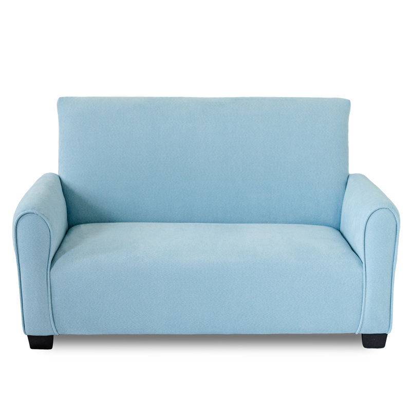 Burchette Kids Club Sofa, Kids Couch, Toddler sofa, Light Blue 