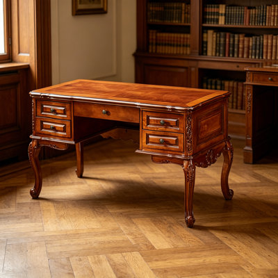 Rustic Vintage Solid Wood Writing Desk