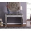 120cm Glass Top Console Table