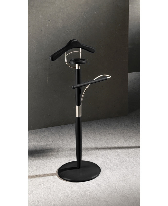 Freestanding Valet Stand, Black
