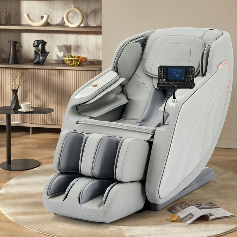 Fauteuil de massage luxueux 4d Zero Gravity, Argent argent