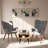 Dining Chairs with Padded Seat and Wood Legs for Kitchen, Dining Room-816772699-816772698