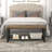 Hulste 43.3" Storage Bench, Oak-236046847-236046842