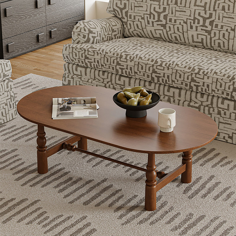 Table basse American American, Brun