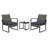  Auburntown 3 Piece Rattan Seating Group with Cushions-1831098191