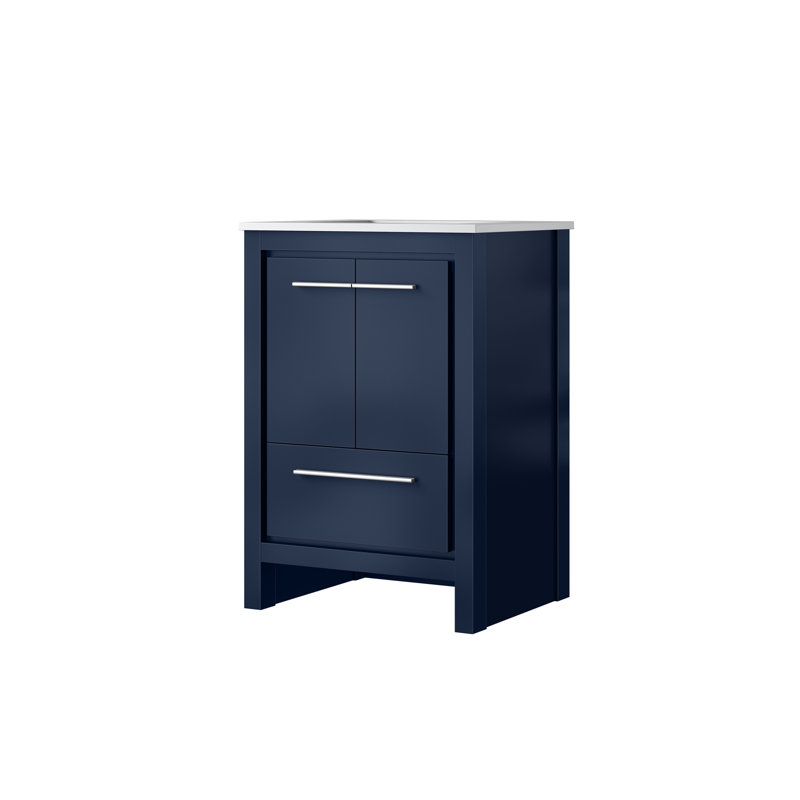 Meuble-lavabo avec plateau en marbre de culture, Marine