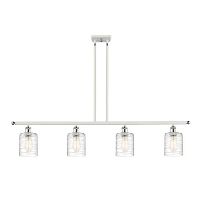 Luminaire suspendu linéaire à 4 lumières pour îlot de cuisine Karon