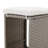 Abaigeal 5-Piece Metal and Wicker Bar Set