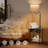 Dugway 57.1'' Tray Table Floor Lamp with USB and Outlet