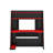 Full Size Wooden Gaming Bunk Bed With Desk,Shelves,USB And LED Light-2013894683-2013894682