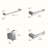4 - Piece Bathroom Hardware Set-97672091