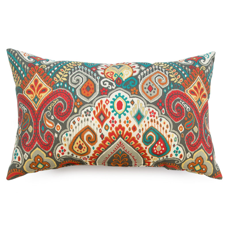 Henrich Indoor/Outdoor Striped Lumbar Pillow, Asbury Park