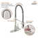 Spring Standard Kitchen Faucet with Dual-Function Spray Head and Deck Plate