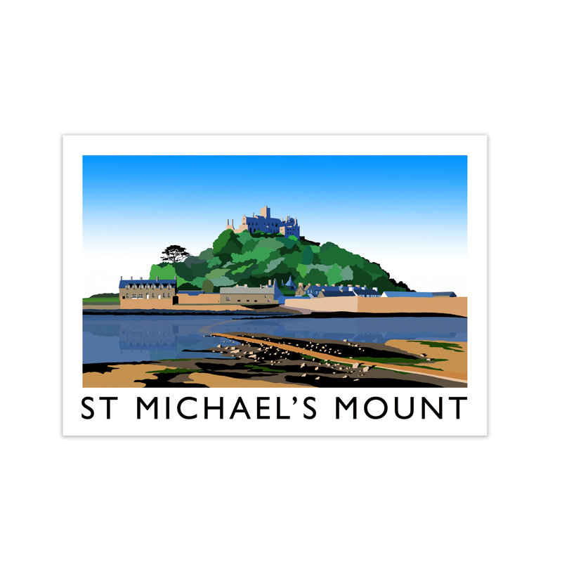 St Michael's Mount by Richard O'Neill - Print, 42cm H x 60cm W