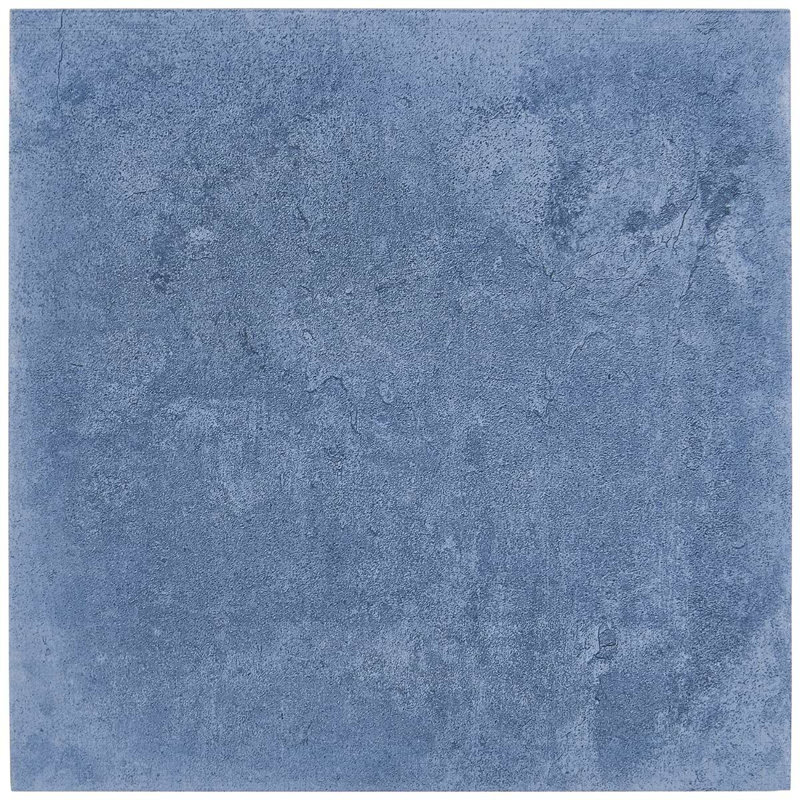 Alesso 8x8 Moroccan Matte Encaustic Look Porcelain Tile, Indigo