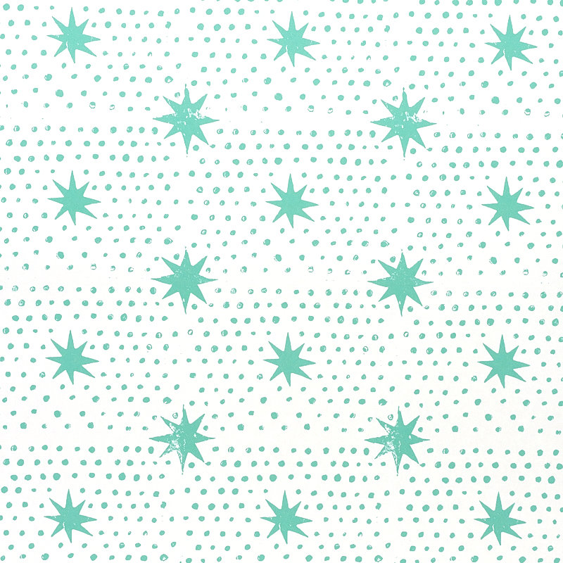 Papier peint Schumacher x Molly Mahon, Verre d'eau