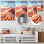 «Desert Photo Sunkissed Sands I», reproduction d'art métallique paysage et nature-736544010