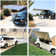 Yescom Fabric, Metal Grey Cover Retractable Side Awning