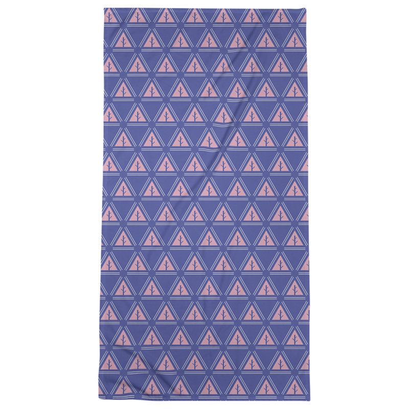 Barbra Beach Towel, Blue/Pink