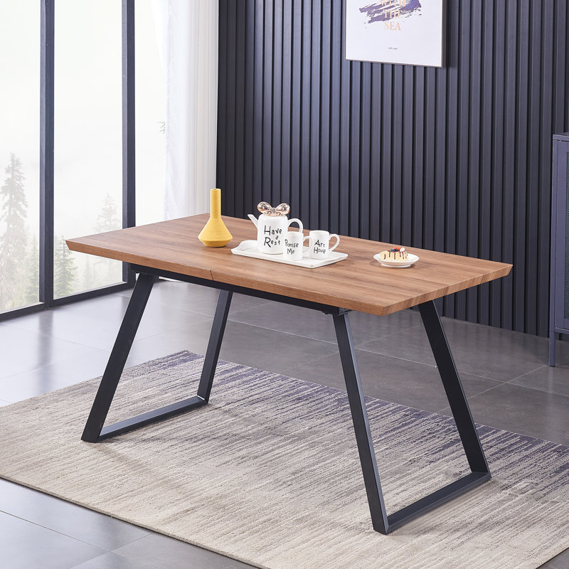 Minkler Extendable Dining Table, Brown