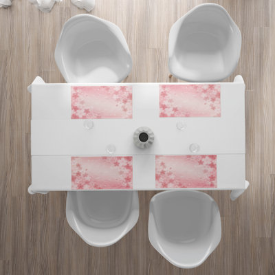 Polyester Floral Rectangle Placemat