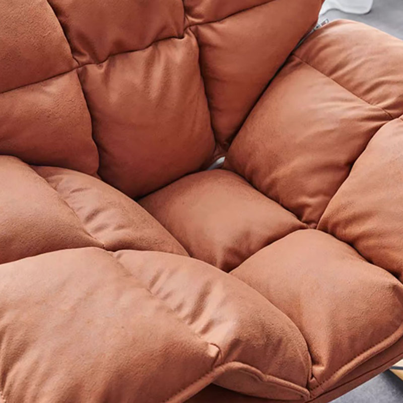 Chaise berçante créative et décontractée, Rose