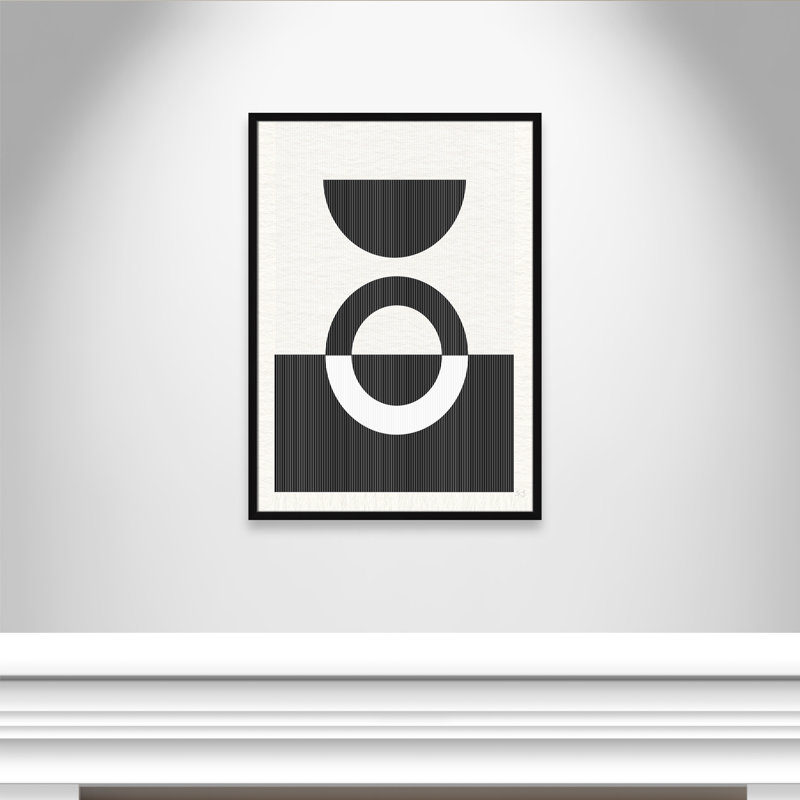 Mallaury par Susan Jill - impression encadrée, H 35,5 po x l 25,5 po x P 0,75 po, Cadre noir satiné
