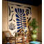 Corail Hand Tufted Wool Floral Area Rug in Blue-1316184059