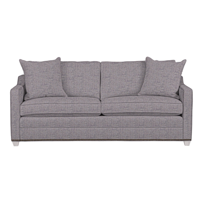 Canapé American Bungalow Stanton Mid, Chenille nomade ardoise Crypton®, Oui, Gris colombe
