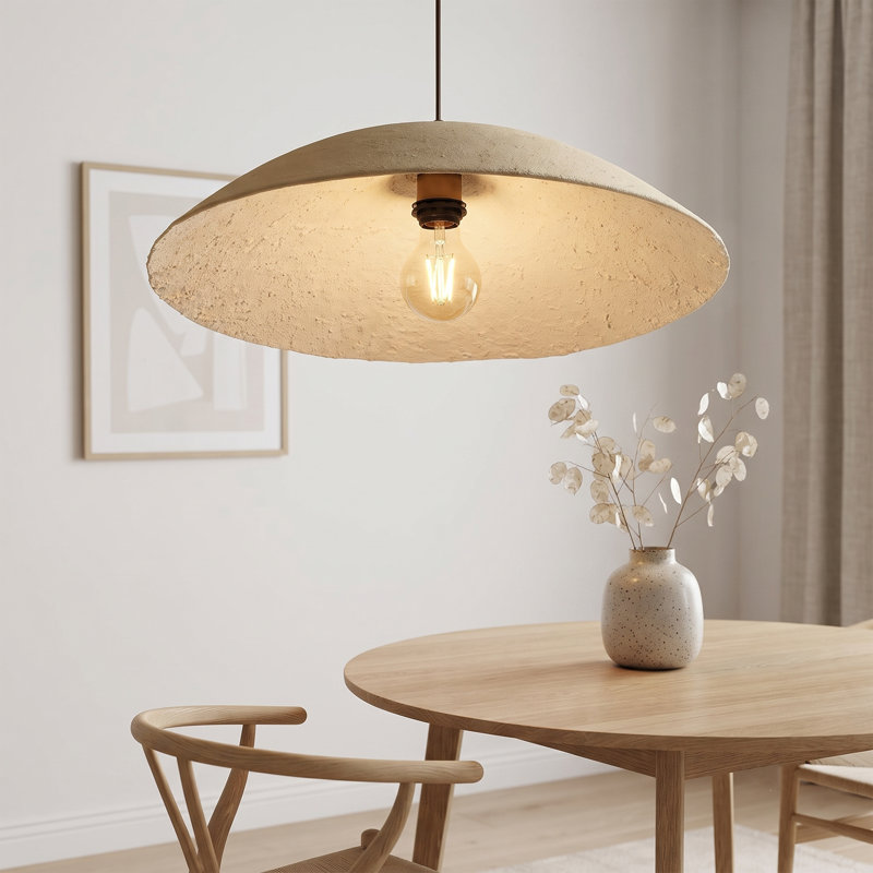 Modern Dome Concrete Texture Pendant Light Chandelier