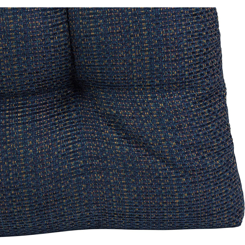 Non-Slip Dining Room And Kitchen Seat Cushions, 15 X 15 X 3 Inches, Navy