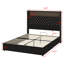 Platform Bed with Headboard Featuring, USB Port-1573897605