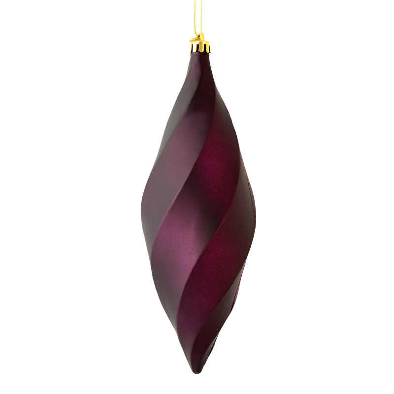 Ornement tourbillon de 8 po, Lilas mat