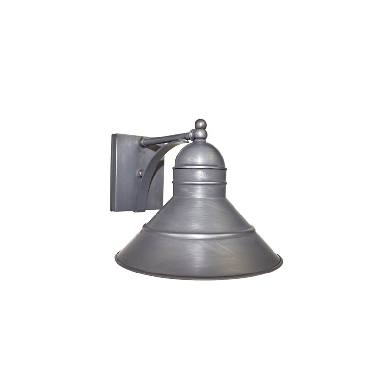Petite prise murale en laiton foncé, Laiton foncé, H 7 po x l 8 po x P 8 po