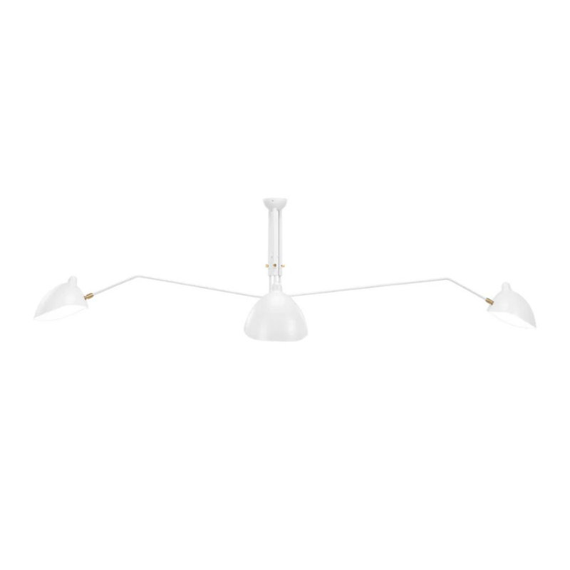 Arlo 3-Light Adjustable Pendant, White