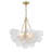 6-Light Swirled Bubble Glass Globe Chandelier-652111124