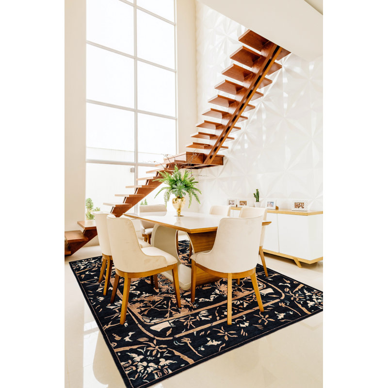 Tapis noir Signature Collection 8 pi 0 po x 10 pi 3 po