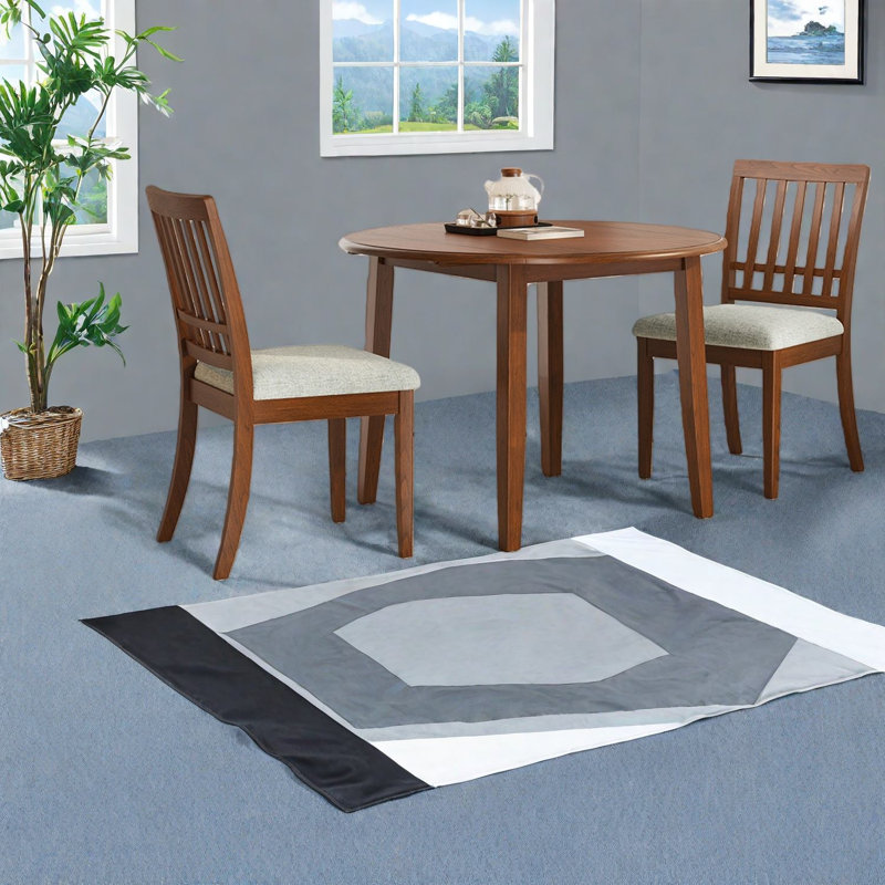 Ensembles de table de salle à manger peu encombrants, fabrication en bois aggloméré, style moderne pour les petits appartements