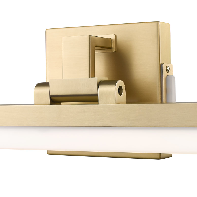 Brendyn Dimmable LED Bath Bar, Modern Gold