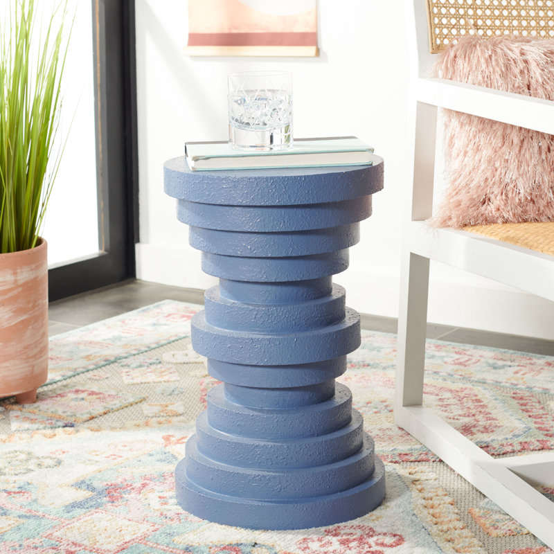 Table d'appoint Cynthia, Bleu