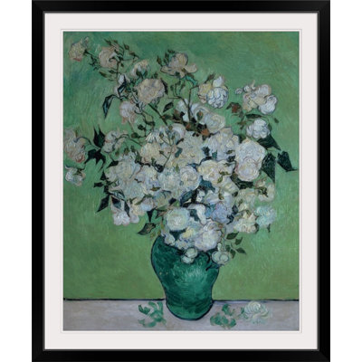 Un vase de roses, 1890 par Vincent Van Gogh - reproduction