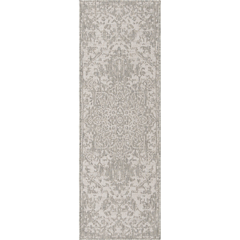 Tapis intérieur / extérieur Jill Zarin, Tapis de couloir 2 pi x 8 pi