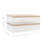 Thomas Martha Stewart Clear Plastic Storage Organizer Bin Set with Wooden Lids-90712341