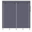 Organisateur de rangement portatif pour garde-robe - garde-robe en tissu non tissé, assemblage sans outil et housse anti-poussière, peu encombrant pour la chambre à coucher / appartement