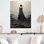 Oslo Oslo - robe de femme obscure grise III - art en métal tendance