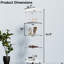 Vitrine À 4 Niveaux Avec Porte Verrouillable Jillion-124177135