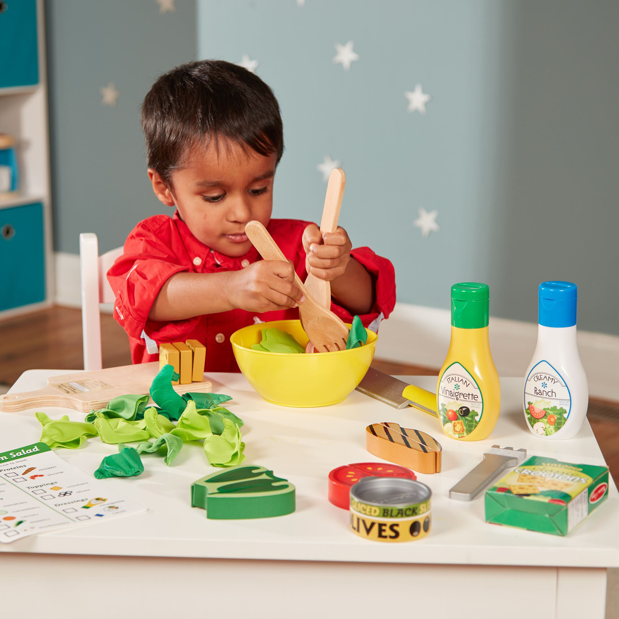 Melissa and doug slice and toss cheap salad set