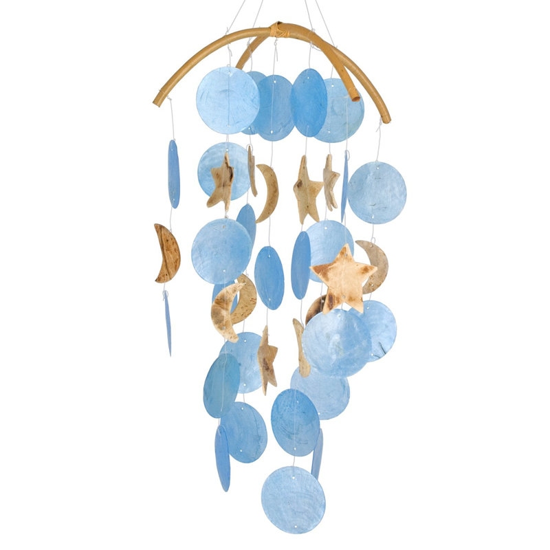 Capiz Astrology & Stars Wind Chime
